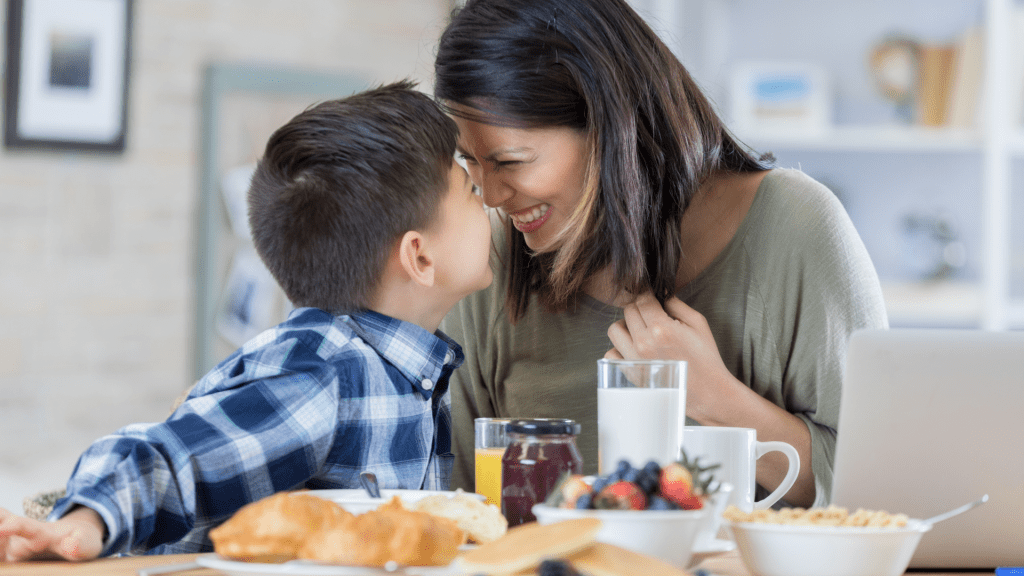 Parents creating child support agreement through mediation