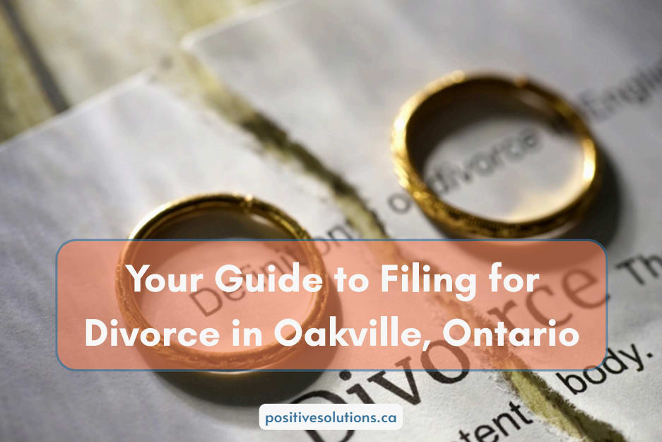 Online divorce mediation services in Oakville, Ontario for couples