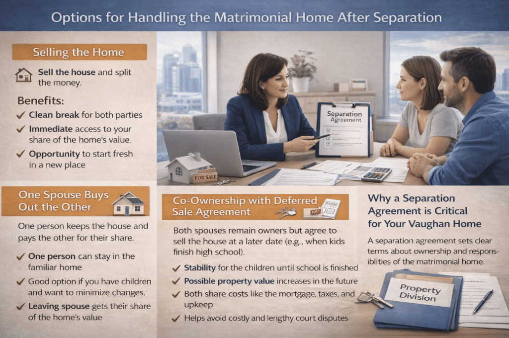 Options for Handling the Matrimonial Home After Separation