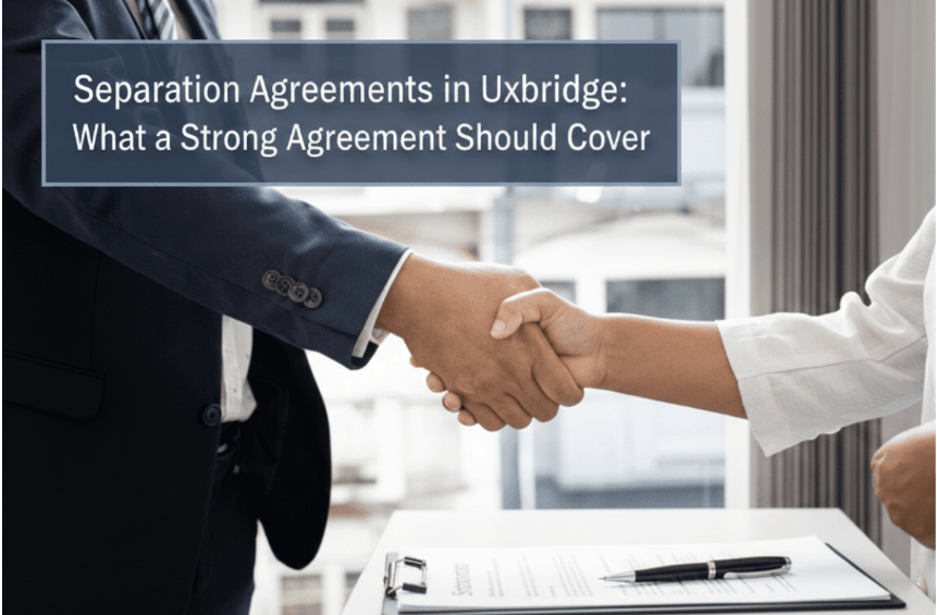 Separation Agreements in Uxbridge: What a Comprehensive Agreement Should Cover